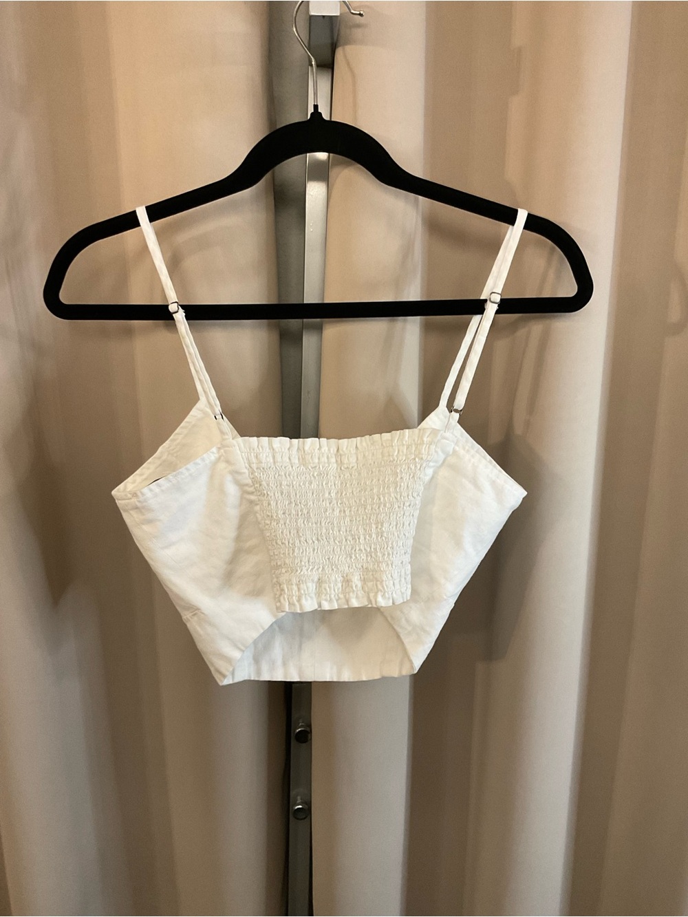 Ag Adriano Goldschmied White Linen Top - Picture 2 of 4